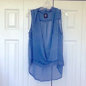 Bobeau Sleeveless Hi Low Blouse